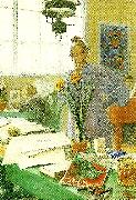 Carl Larsson min hustru oil painting on canvas
